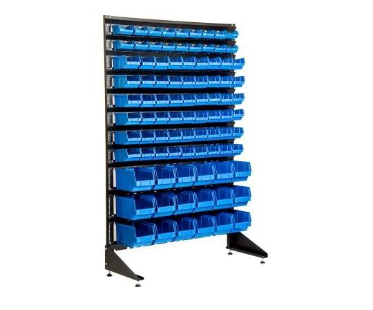 Фото №3 на стенде стеллаж с пластиковыми ящиками. 770996 картинка из каталога «Производство России». Фото 3 стеллаж с пластиковыми ящиками