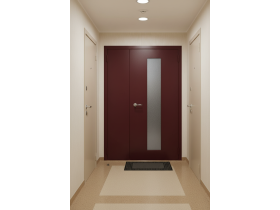 Противопожарная железная дверь