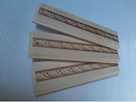 Погонаж и банная мебель с горячим тиснением