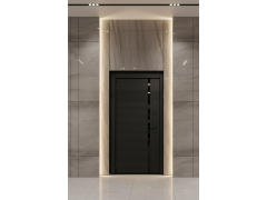 Квартирная дверь на петлях барк