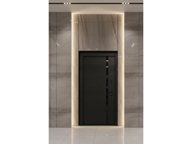 Квартирная дверь на петлях барк