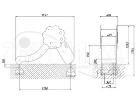 Детская горка «Астра»