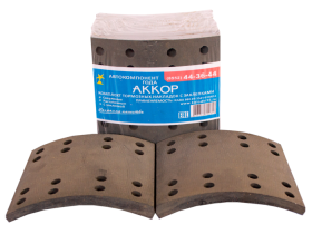 Накладки тормозные с заклепками RABA 19615/19616