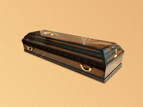 Фото 5 Гроб Лакированный Прямоугольный 2025