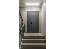 Дверь противопожарная двупольная глухая