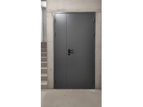 Дверь противопожарная двупольная глухая