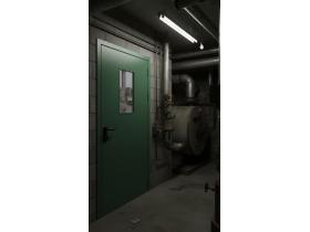 Противопожарная дверь в котельную
