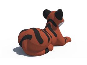 3д фигура из каучуковой крошки «Тигр»