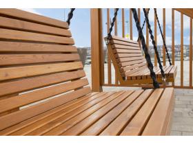 Пергола из клееного бруса