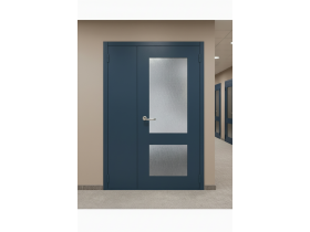 Дверь металлическая противопожарная двухстворчатая