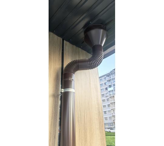 Фото опубликовано: ИП Карякин Константин Николаевич, ИНН 710511814894, mastaki71.ru © Фото 4 Водосточная система (воронки, желоба, трубы и др), г.Тула 2025