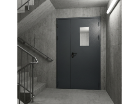 Противопожарная двойная дверь