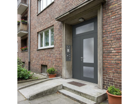 Противопожарная дверь с фрамугой