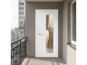 Двери противопожарные остекленные металлические