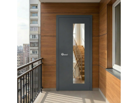 Двери противопожарные остекленные металлические