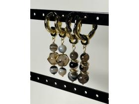 Серьги из натуральных камней в ассортименте