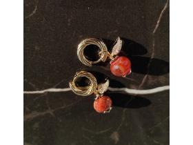 Серьги из натуральных камней в ассортименте