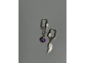 Серьги из натуральных камней в ассортименте