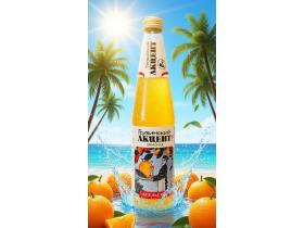 Газированный напиток «Грузинский акцент» Апельсин.