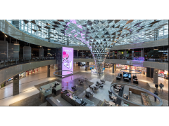 Остекление атриума и лифтовых шахт в ТРЦ Европолис