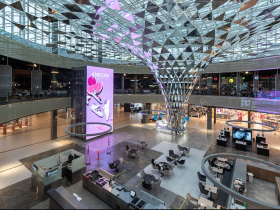 Остекление атриума и лифтовых шахт в ТРЦ Европолис