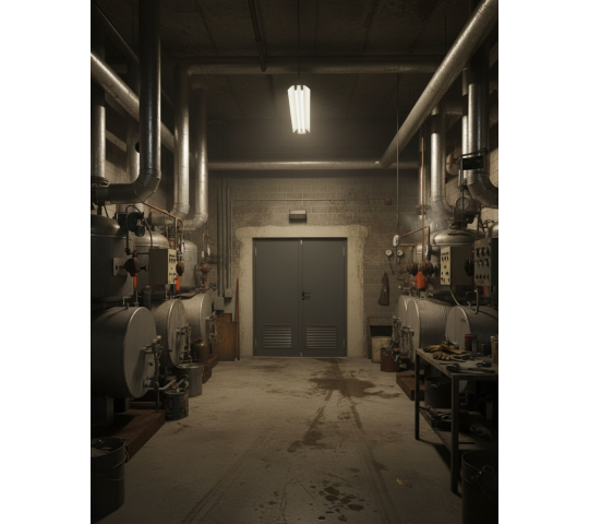 Фото 3 Противопожарная дверь с вентиляционной решеткой, г.Йошкар-Ола 2025