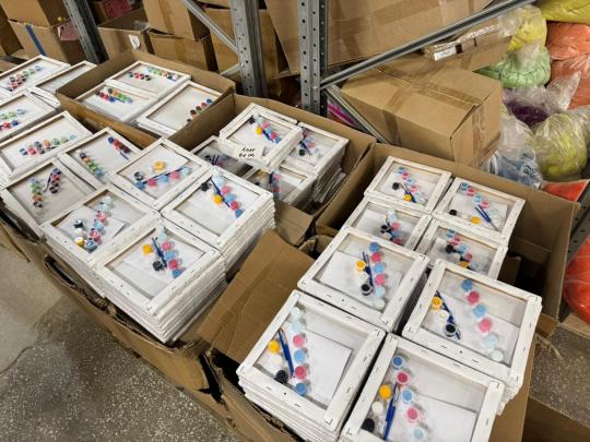 Фото 11 Готовые наборы картин по номерам