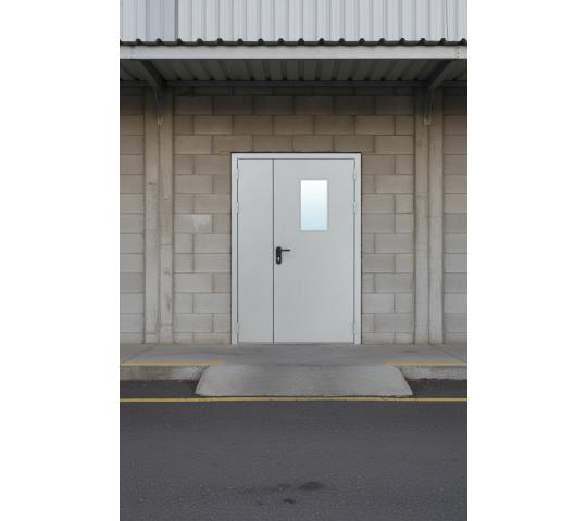 Фото опубликовано: ООО "СТРОИТЕЛЬНЫЕ ТЕХНОЛОГИИ", ИНН 1215222277, dvery12.ru © Фото 3 Противопожарные складские двери, г.Йошкар-Ола 2025