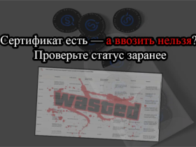 Ваш сертификат уже в реестре? Проверьте, пока не проверила таможня