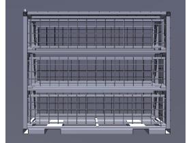 Контейнер для перевозки птицы 3 яруса