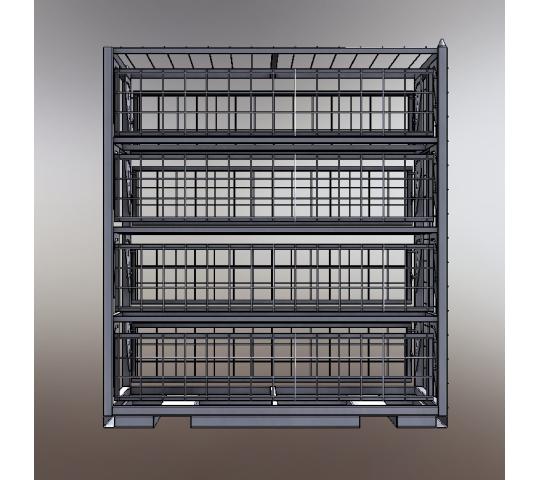 Фото 2 Контейнер для перевозки птицы 4 яруса, г.Увельский 2025