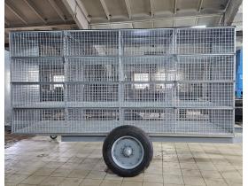 Телега для перевозки крупной птицы