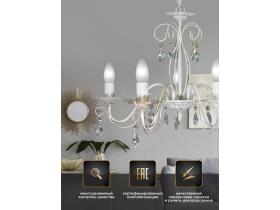 Люстра подвесная 5 ламп хрусталь Аврора S1153-5