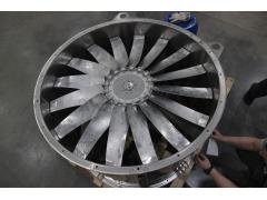 Вентилятор с выносным двигателем из НЕРЖ.