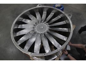 Вентилятор с выносным двигателем из НЕРЖ.