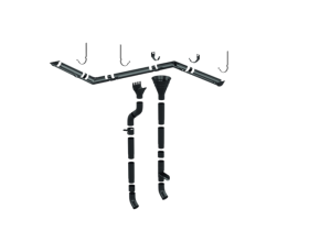 Водосточная система для коттеджей «VEGALux» 125/90