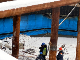 Гидроизоляция фундамента.Первый опыт применения защитно-изоляционной геомембраны «ГИДРОСТАБ  от Полиматиз