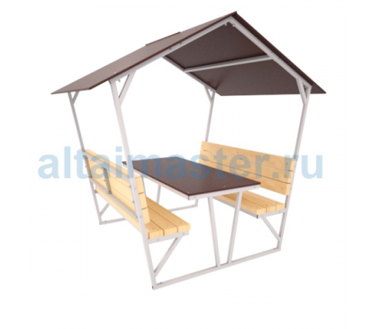 Фото 5 Стол с навесом