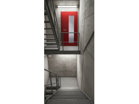 Двери противопожарные металлические с остеклением