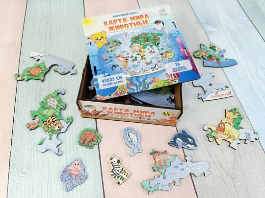 Фото 4 Фигурные пазлы ToySib, г.Новосибирск 2026