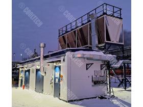 Компрессорная установка охлаждения и осушки газа