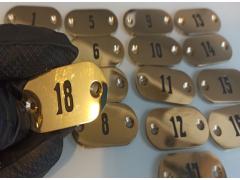 Фото 1 Номерки на кресла из латуни с гравировкой, г.Москва 2026