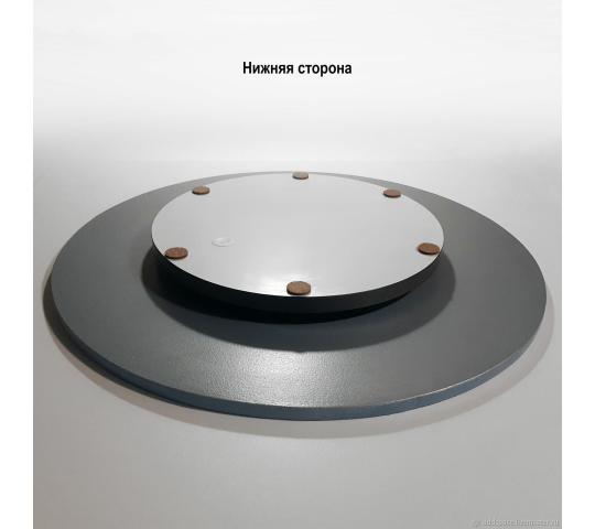 Фото 4 Поворотный круг для сервировки серебристый d50 см., г.Москва 2026