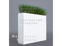 Фото 1 кашпо высокое белое 2026