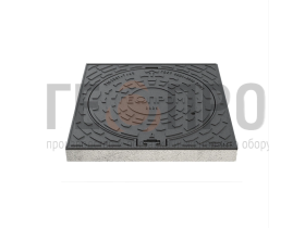 Люк ОУЭ-КВ-600 (С250) с бетонным основанием