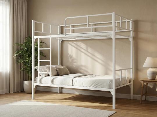 Фото 8 Кровать двухъярусная металлическая «Гамма-2» 90×190, г.Москва 2026