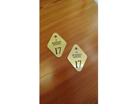 Номерки для гардероба (рестор