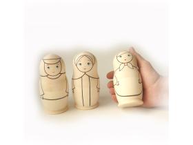 Набор Матрёшка - раскраска