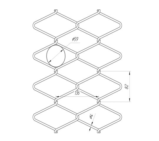 Фото 3 Схема сетки рабицы 2026