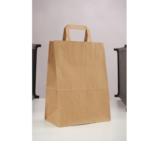 Фото опубликовано: ООО "ПРЕСТИЖ-ПАК", ИНН 3664225374, m-tar.ru © Фото 2 Бумажный пакет с плоскими ручками, г.Москва 2026